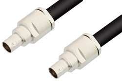 75 Ohm BNC Female to 75 Ohm BNC Female Cable 72 Inch Length Using 75 Ohm RG216 Coax , LF Solder