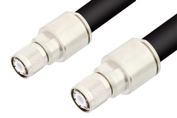HN Male to HN Male Cable 36 Inch Length Using RG218 Coax
