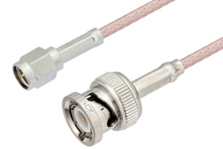 SMA Male to BNC Male Cable 36 Inch Length Using RG316-DS Coax