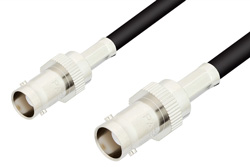 BNC Female to BNC Female Cable 24 Inch Length Using RG223 Coax