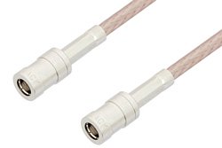 SMB Plug to SMB Plug Cable 12 Inch Length Using RG316-DS Coax