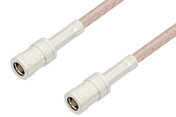 SMB Plug to SMB Plug Cable 60 Inch Length Using RG316-DS Coax, RoHS