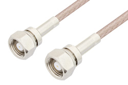 75 Ohm SMC Plug to 75 Ohm SMC Plug Cable 48 Inch Length Using 75 Ohm RG179 Coax