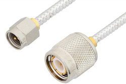 SMA Male to TNC Male Cable 48 Inch Length Using PE-SR402FL Coax, RoHS