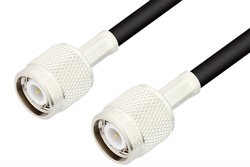 TNC Male to TNC Male Cable 60 Inch Length Using RG58 Coax, RoHS
