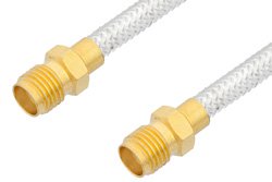 SMA Female to SMA Female Cable 60 Inch Length Using PE-SR402FL Coax, RoHS