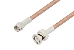 SMA Male to BNC Male Cable Using PE-P195 Coax