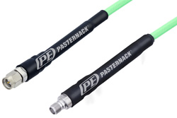 SMA Male to SMA Female Low Loss Test Cable 48 Inch Length Using PE-P142LL Coax, RoHS