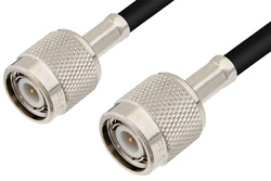 TNC Male to TNC Male Cable Using 75 Ohm RG59 Coax, RoHS