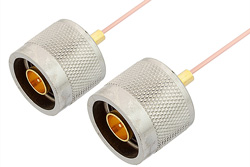 N Male to N Male Cable Using PE-047SR Coax, RoHS