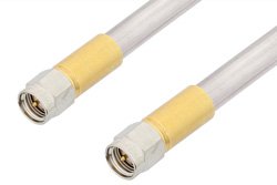 SMA Male to SMA Male Cable 24 Inch Length Using PE-SR401AL Coax