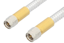 SMA Male to SMA Male Cable 12 Inch Length Using PE-SR401FL Coax