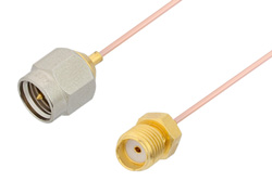 SMA Male to SMA Female Cable 24 Inch Length Using PE-034SR Coax