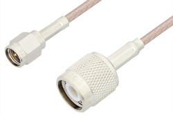 SMA Male to TNC Male Cable 60 Inch Length Using 75 Ohm RG179 Coax