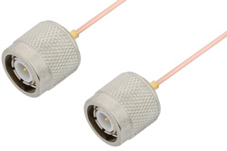 TNC Male to TNC Male Cable 60 Inch Length Using PE-047SR Coax, RoHS