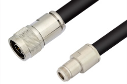 N Male to N Female Cable 72 Inch Length Using RG217 Coax