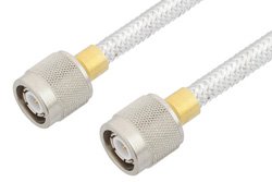 TNC Male to TNC Male Cable 6 Inch Length Using PE-SR401FL Coax