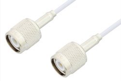 TNC Male to TNC Male Cable 24 Inch Length Using RG188 Coax, RoHS