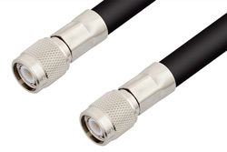 TNC Male to TNC Male Cable 48 Inch Length Using RG214 Coax, RoHS