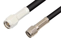 SMA Male to Reverse Polarity SMA Male Cable Using RG223 Coax, RoHS