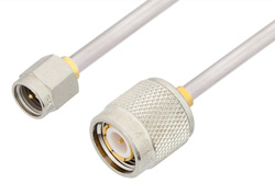 SMA Male to TNC Male Cable 24 Inch Length Using PE-SR402AL Coax