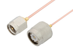 SMA Male to TNC Male Cable Using PE-047SR Coax