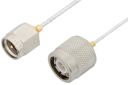 SMA Male to TNC Male Cable Using PE-SR047FL Coax, RoHS