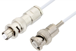 MHV Male to SHV Plug Cable Using RG188 Coax