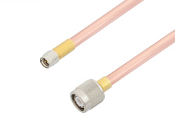 SMA Male to TNC Male Cable 12 Inch Length Using RG401 Coax, RoHS