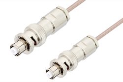 SHV Plug to SHV Plug Cable Using RG316 Coax, RoHS