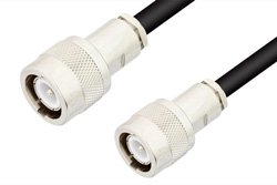 C Male to C Male Cable 72 Inch Length Using 93 Ohm RG62 Coax