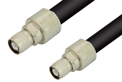SC Male to SC Male Cable 12 Inch Length Using RG218 Coax