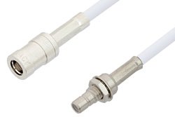SMB Plug to SMB Jack Bulkhead Cable Using RG188-DS Coax