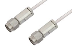 3.5mm Male to 3.5mm Male Cable Using PE-SR405AL Coax, LF Solder, RoHS
