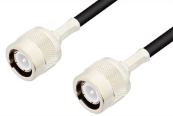 C Male to C Male Cable 60 Inch Length Using RG58 Coax, RoHS