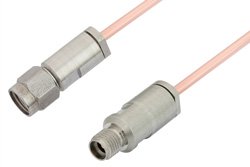 3.5mm Male to 3.5mm Female Cable 36 Inch Length Using RG405 Coax