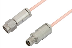 3.5mm Male to 3.5mm Female Cable 48 Inch Length Using RG405 Coax