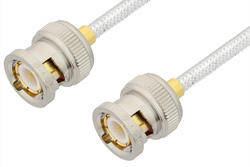 BNC Male to BNC Male Cable Using PE-SR402FL Coax, RoHS