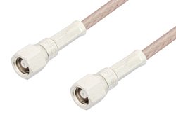 SMC Plug to SMC Plug Cable Using RG316-DS Coax, RoHS