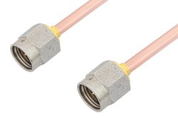 2.92mm Male to 2.92mm Male Cable 12 Inch Length Using RG405 Coax, RoHS