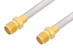 SMA Female to SMA Female Cable 24 Inch Length Using PE-SR402AL Coax