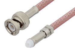 FME Jack to BNC Male Cable 36 Inch Length Using RG142 Coax, RoHS