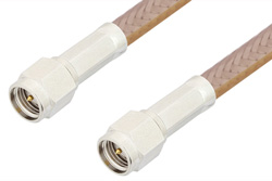 SMA Male to SMA Male Cable Using RG400 Coax, RoHS