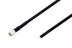 SMA Male to Straight Cut Lead Cable 150 cm Length Using RG223 Coax with HeatShrink, LF Solder