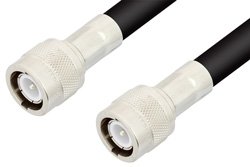 C Male to C Male Cable 72 Inch Length Using RG213 Coax, RoHS