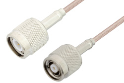 TNC Male to Reverse Polarity TNC Male Cable 48 Inch Length Using RG316 Coax