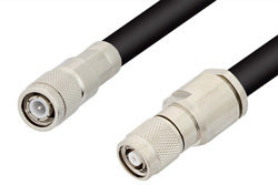 TNC Male to Reverse Polarity TNC Male Cable 72 Inch Length Using PE-B405 Coax