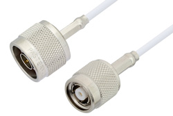 N Male to Reverse Polarity TNC Male Cable Using RG188 Coax
