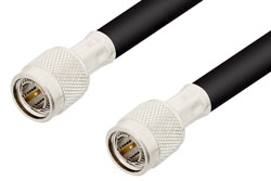 75 Ohm TNC Male to 75 Ohm TNC Male Cable 60 Inch Length Using 75 Ohm RG6 Coax