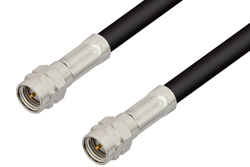 Reverse Thread SMA Male to Reverse Thread SMA Male Cable 36 Inch Length Using RG58 Coax